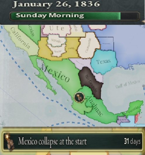 Mexico collapse at the start