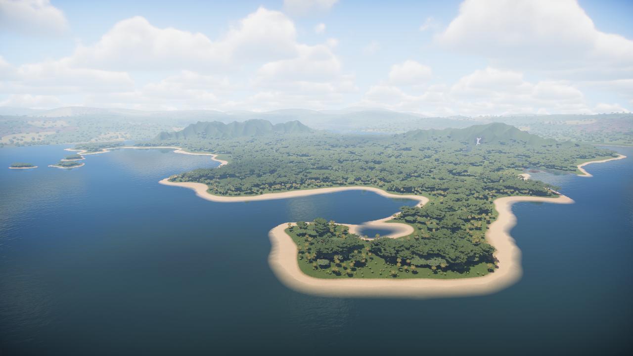 tropical island