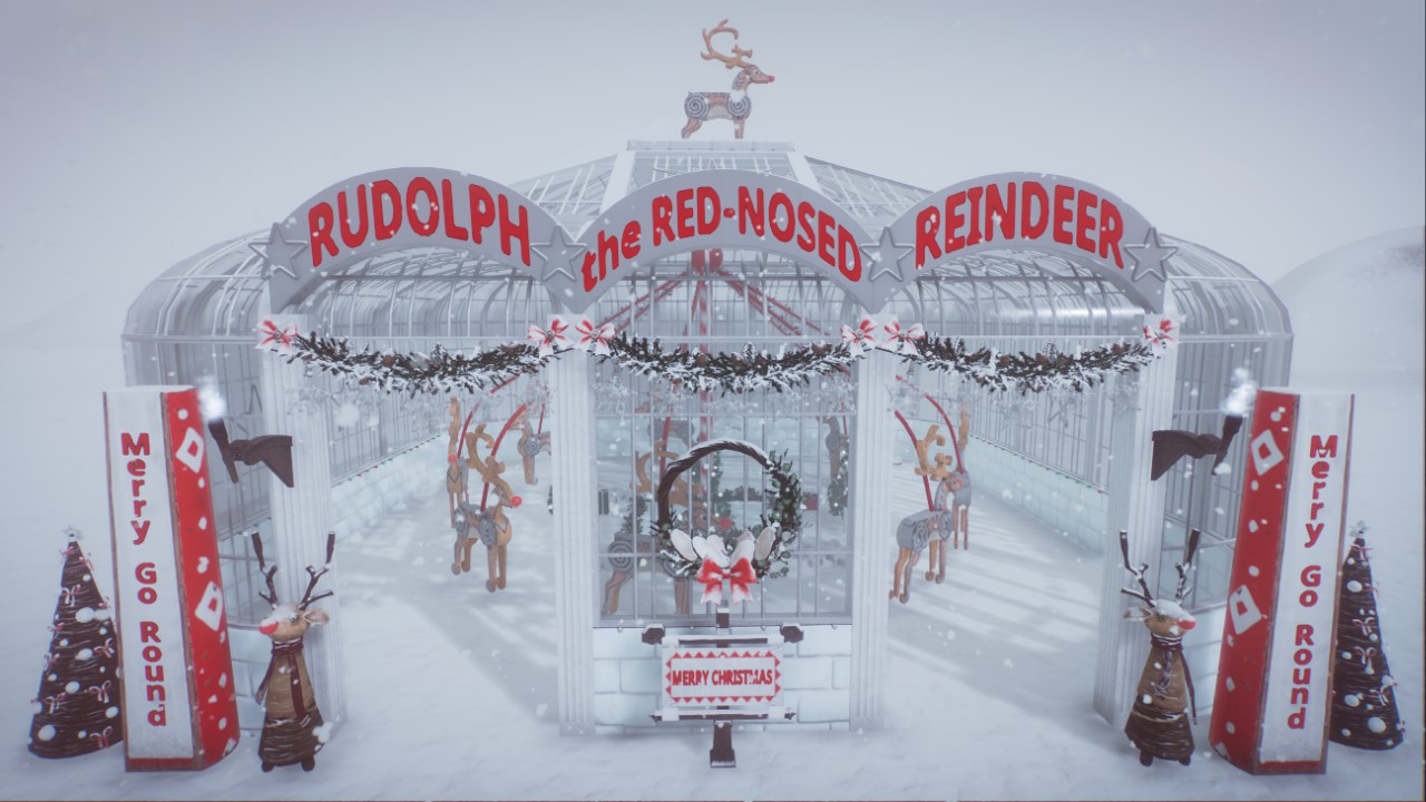 Rudolph Merry Go Round