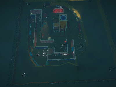 The closed down park