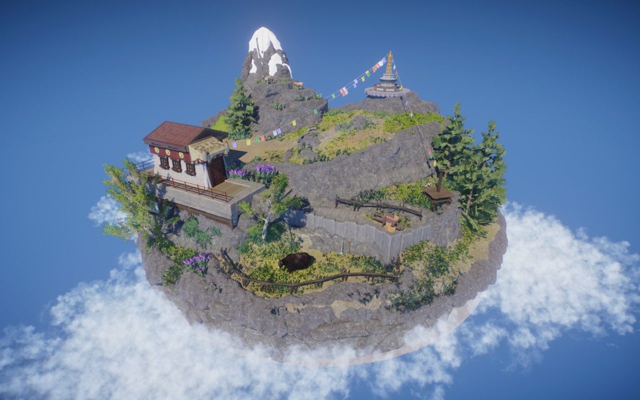 Nepal Diorama