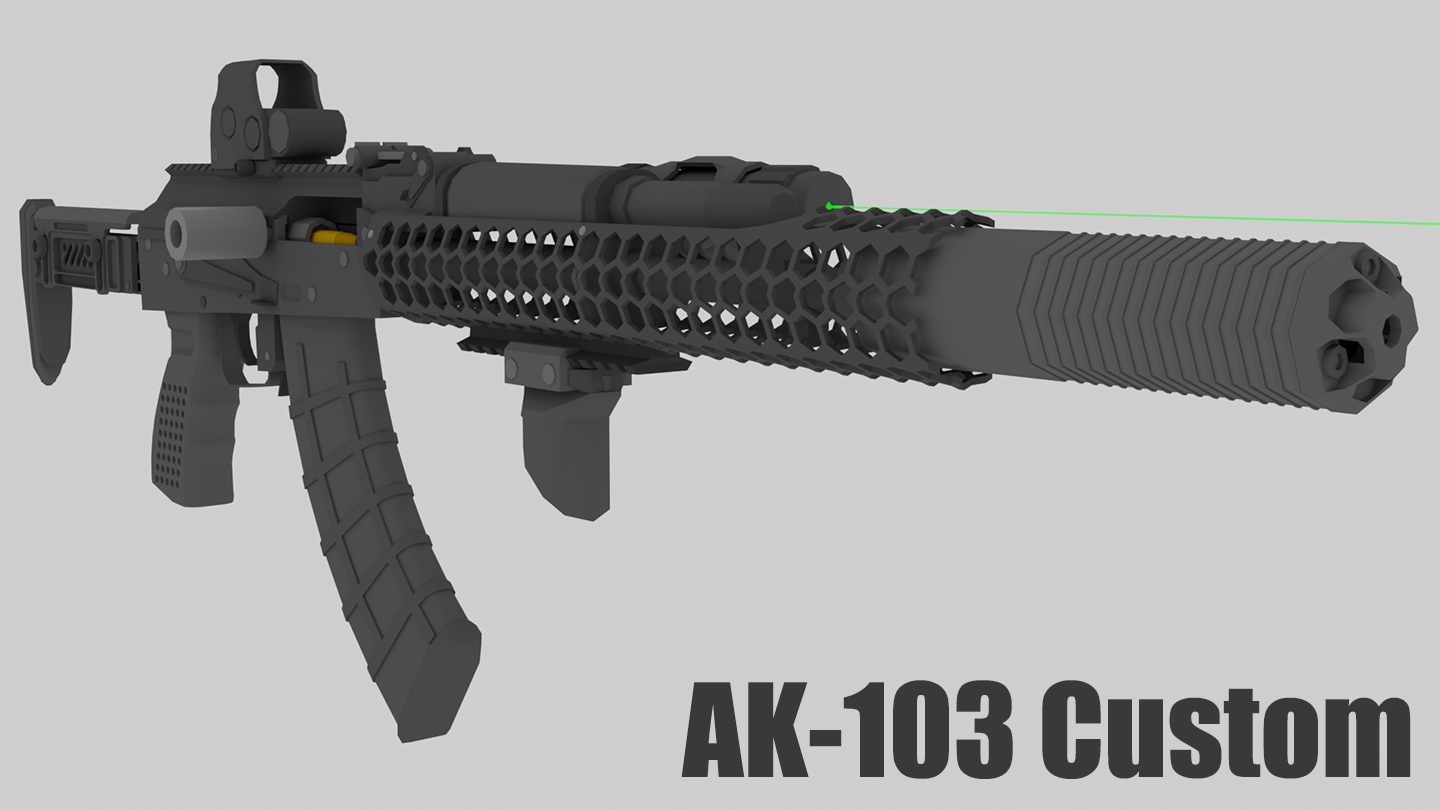 AK-103 Custom (Animated)