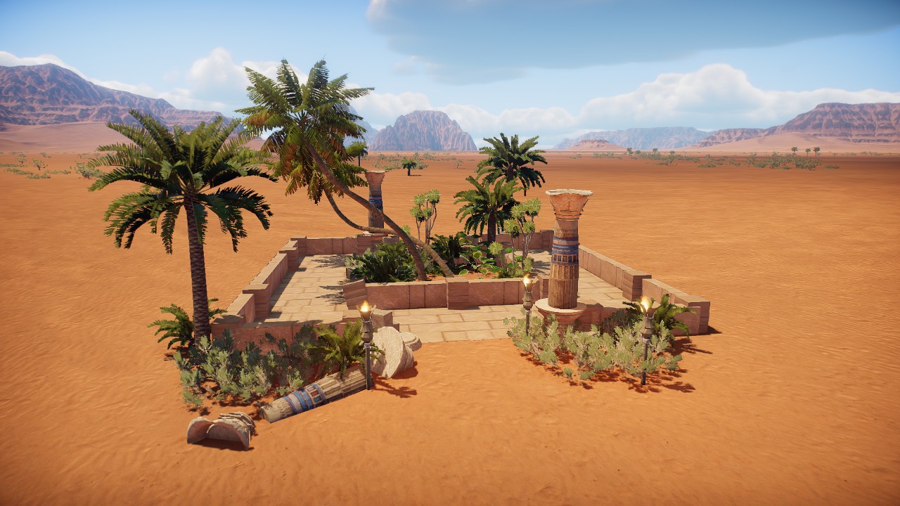 Ancient Egypt Theme- Ruined Garden