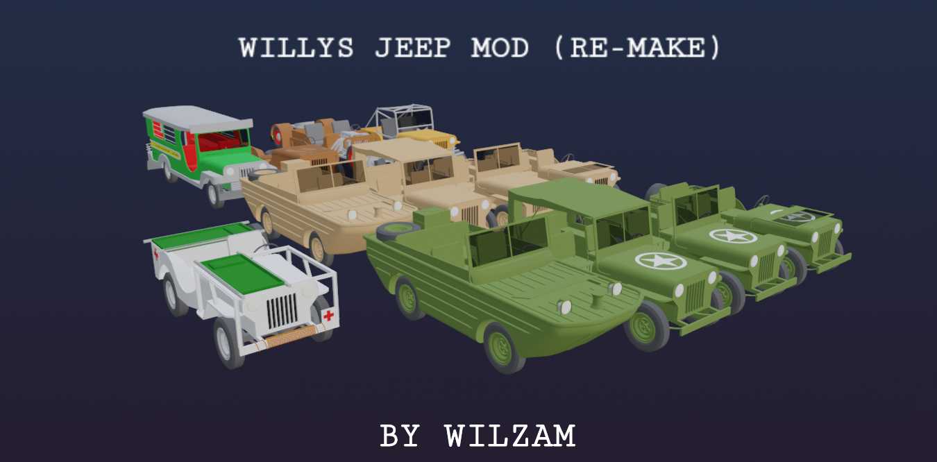 Willys jeep mod (RE-MAKE) – Unturned Mod