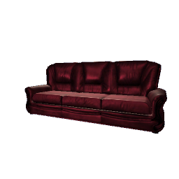 Leather Sofa_Red
