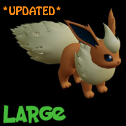 Pokemon Flareon Kids Statue Model Plush - LARGE