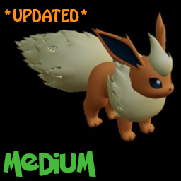 Pokemon Flareon Kids Statue Model Plush - MEDIUM