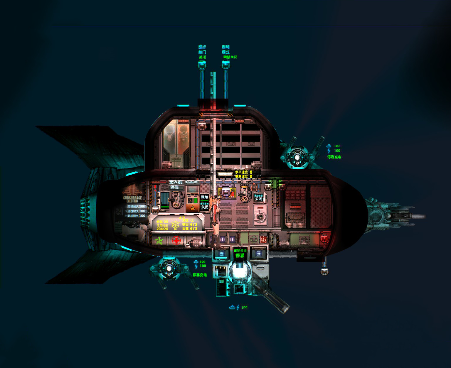 儒艮级mini穿梭艇(改良版) – Barotrauma Mod