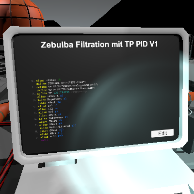 Zebulba Filtration mit TP PID V1