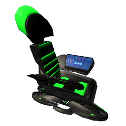 Gaming Alien Chair - Black & Green