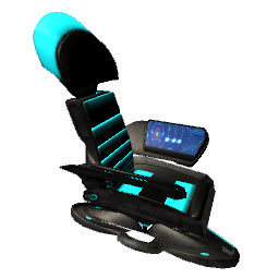 Gaming Alien Chair - Black & Blue
