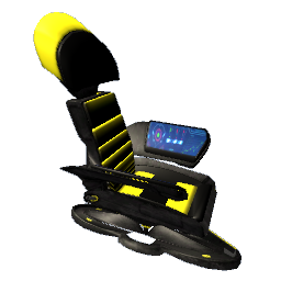 Gaming Alien Chair - Black & Yellow