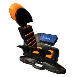 Gaming Alien Chair - Black & Orange