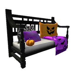 Halloween Spooky Bench - Black