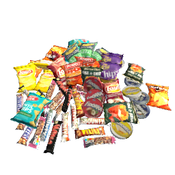Large Snack & Candy Pile