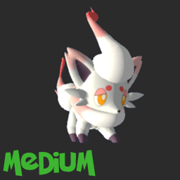Pokemon Zorua Hisuian Statue Model Plush - MEDIUM