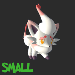 Pokemon Zorua Hisuian Statue Model Plush - SMALL