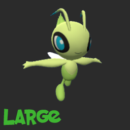 Pokemon Celebi Statue Model Plush - LARGE