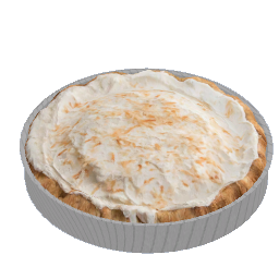 Coconut Cream Pie - Whole