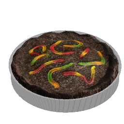 Gummy Worm Dirt Pie - Whole