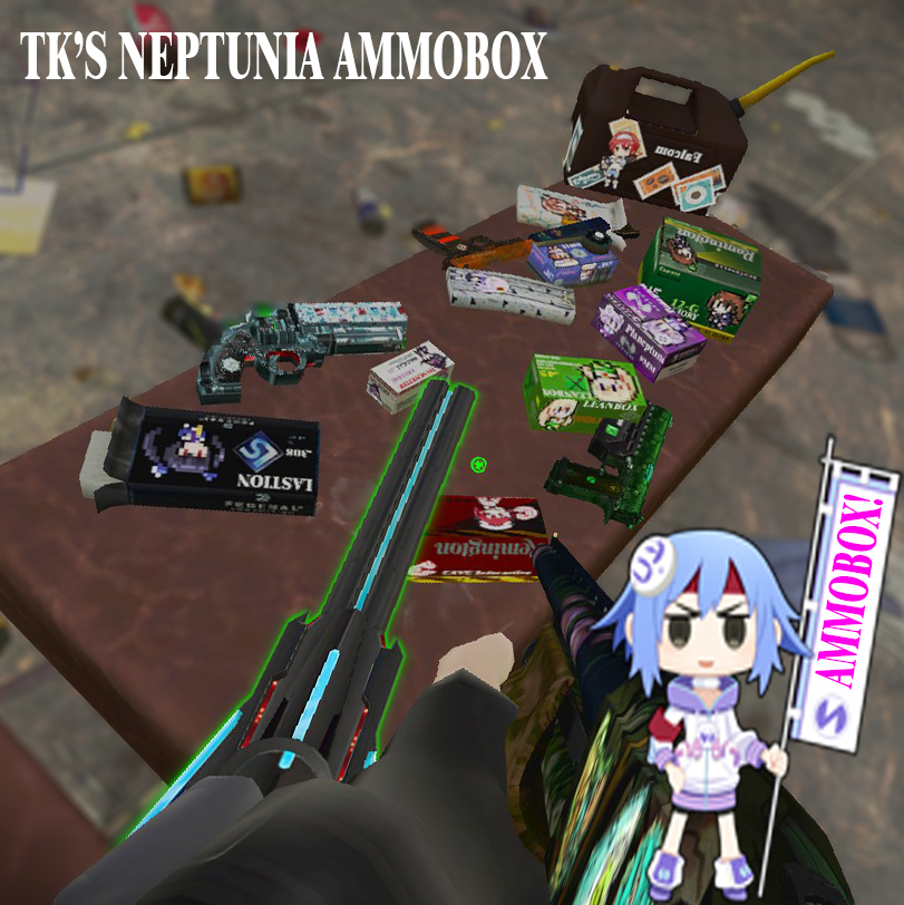 Tk's neptunia ammobox mod【海王星夜光弹药包模组】