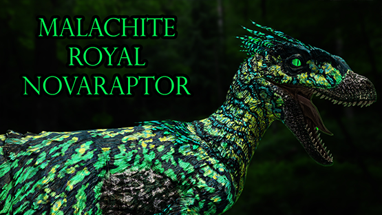 Generation 2 - Malachite - Royal Novaraptor - Premium Skin (Summer 2023)