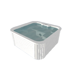 Outdoor Hot Tub Jacuzzi - White