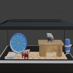Pet Desk Cage - Ferret