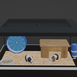 Pet Desk Cage - Guinea Pig