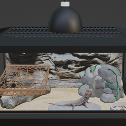 Pet Desk Cage - Bearded Dragon