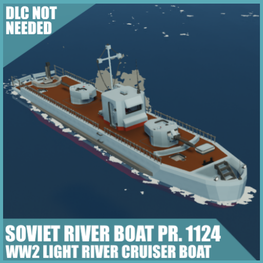 SOVIET RIVER BOAT  PR. 1124