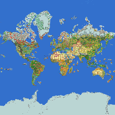 World Map Countries Less Lag