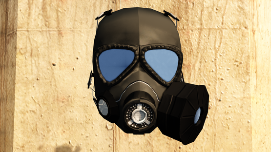 Gas Mask: Blue Lens