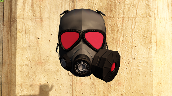 Gas Mask: Red Lens