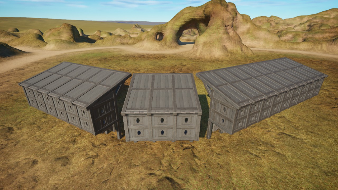 KIT for Castle "Hourd in wood" /// KIT pour Château "Hourd en Bois"