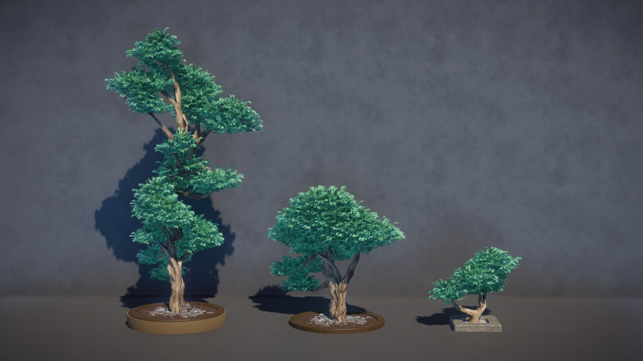 Akhenaten's Bonsai set (Mod required) preview