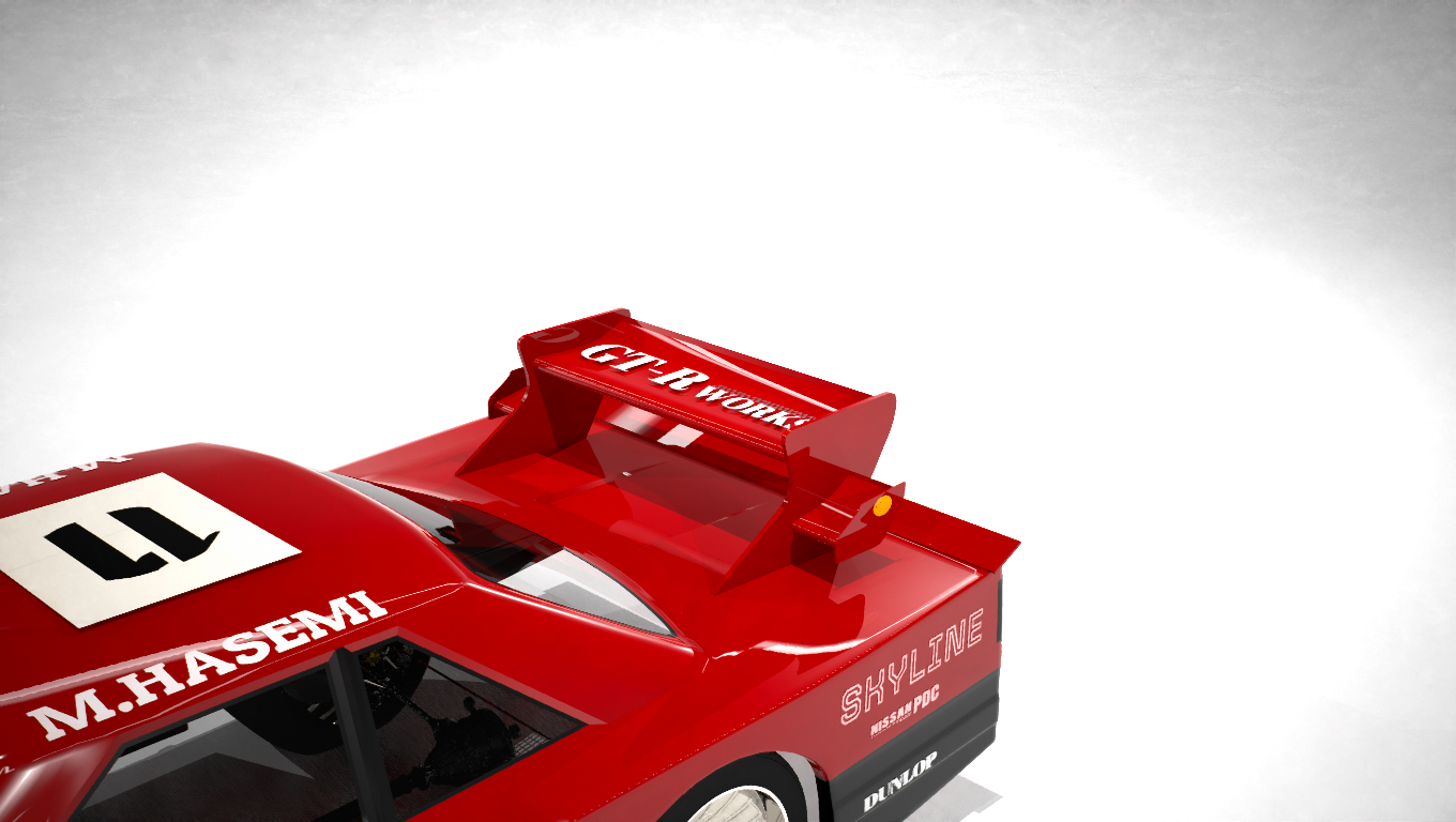 Nissan Skyline KDR30 Group 5 "Super Silhouette" Rear Wing