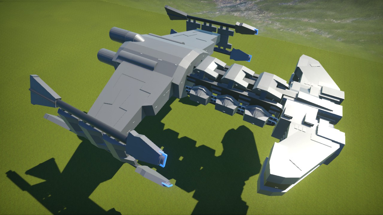 StarCraft UED battlecruiser