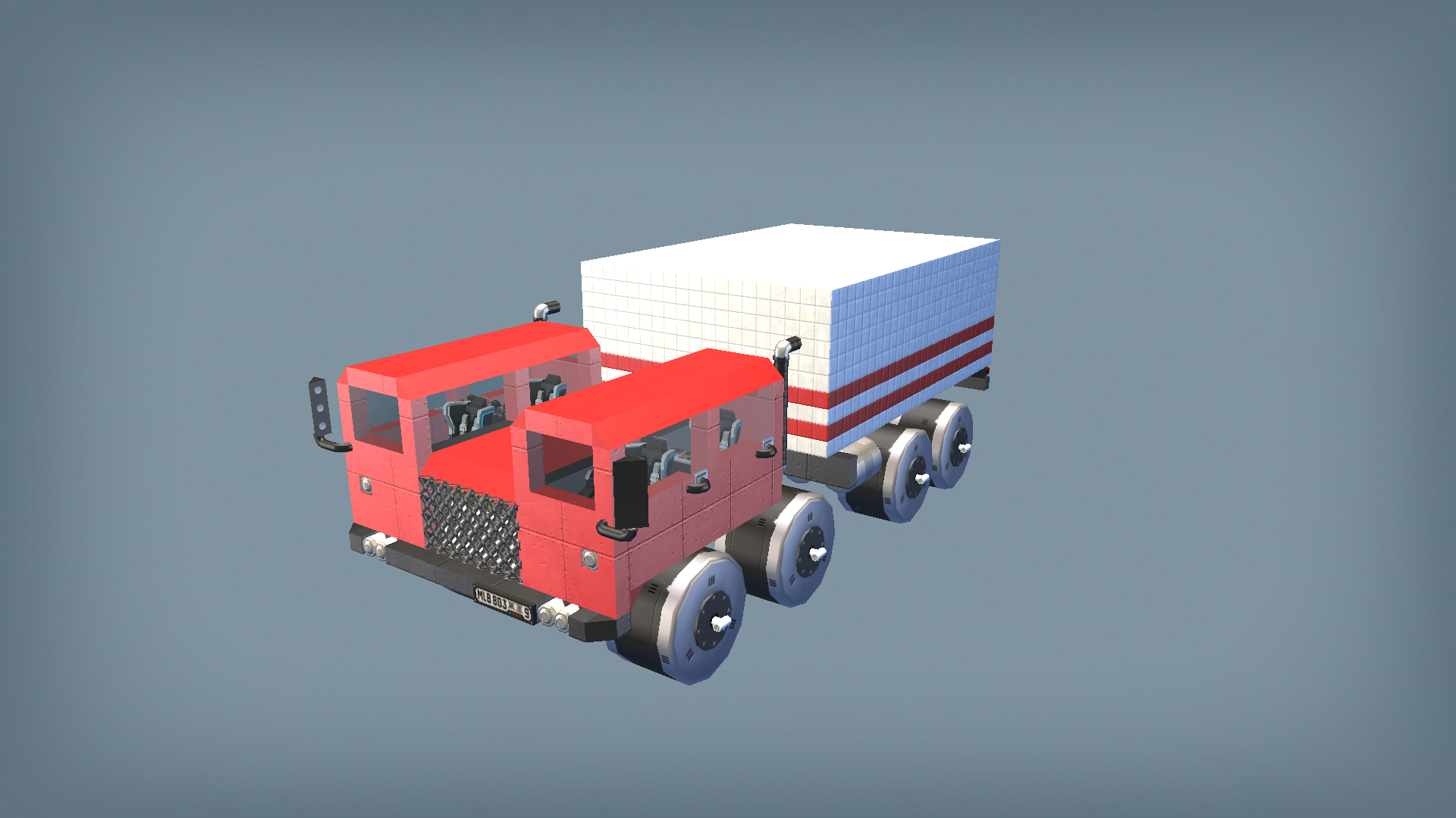 Heavy offroad truck 01 classic version