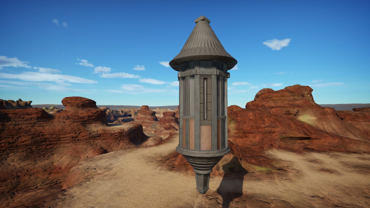 Small fortified watchtower /// Petite échauguette fortifié