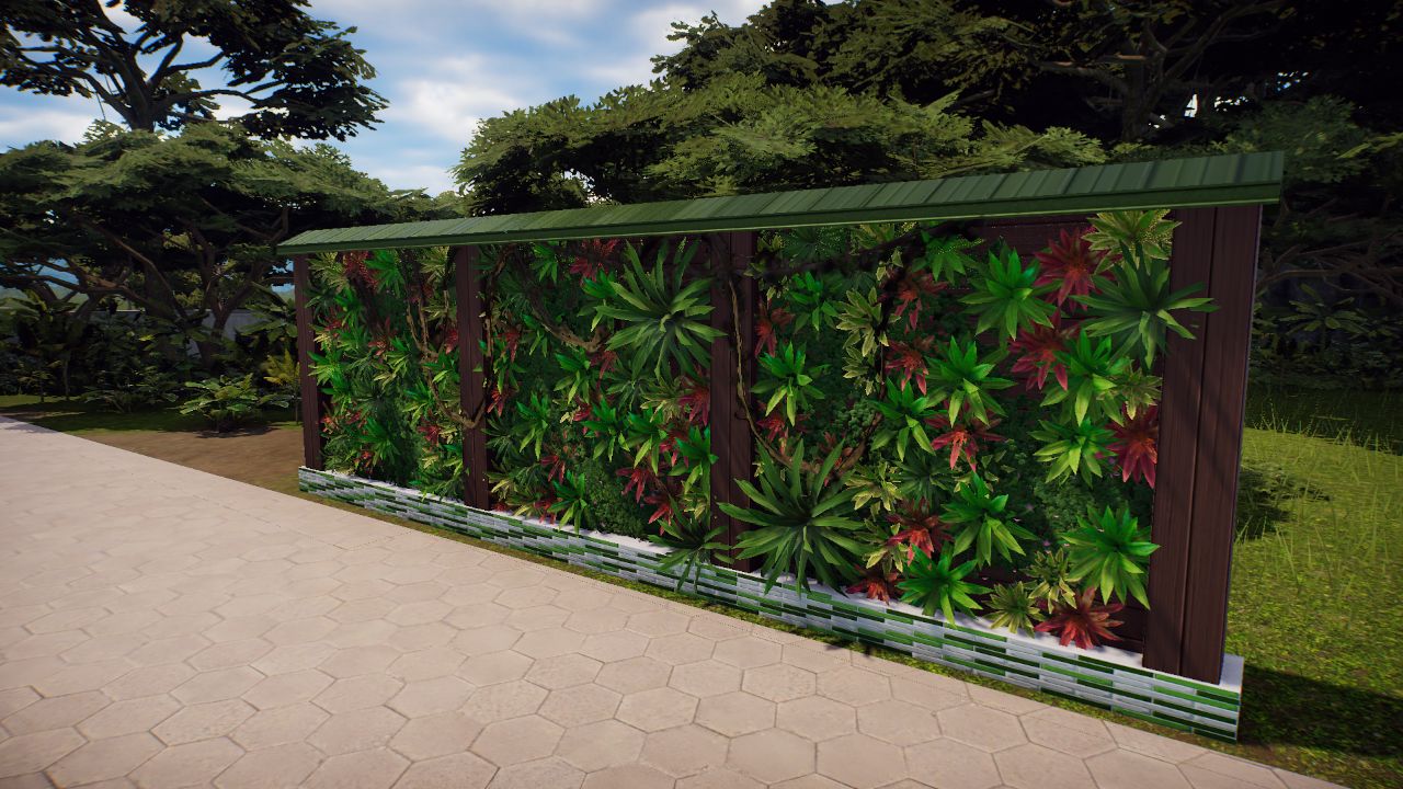 Bromiliad Wall