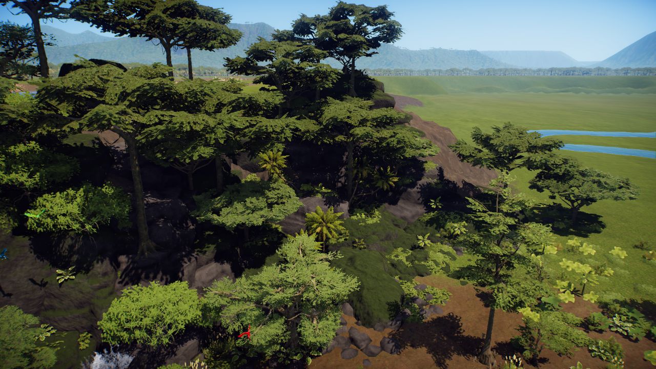 Dark Tropical Cliff