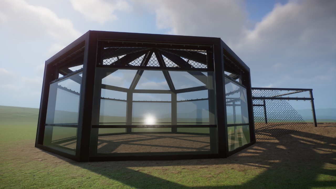 Outdoor dome building extension | by DeLadysigner