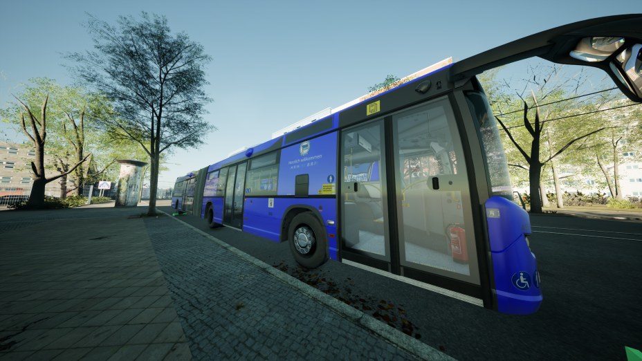 HerthaBSC Bus Lackierung