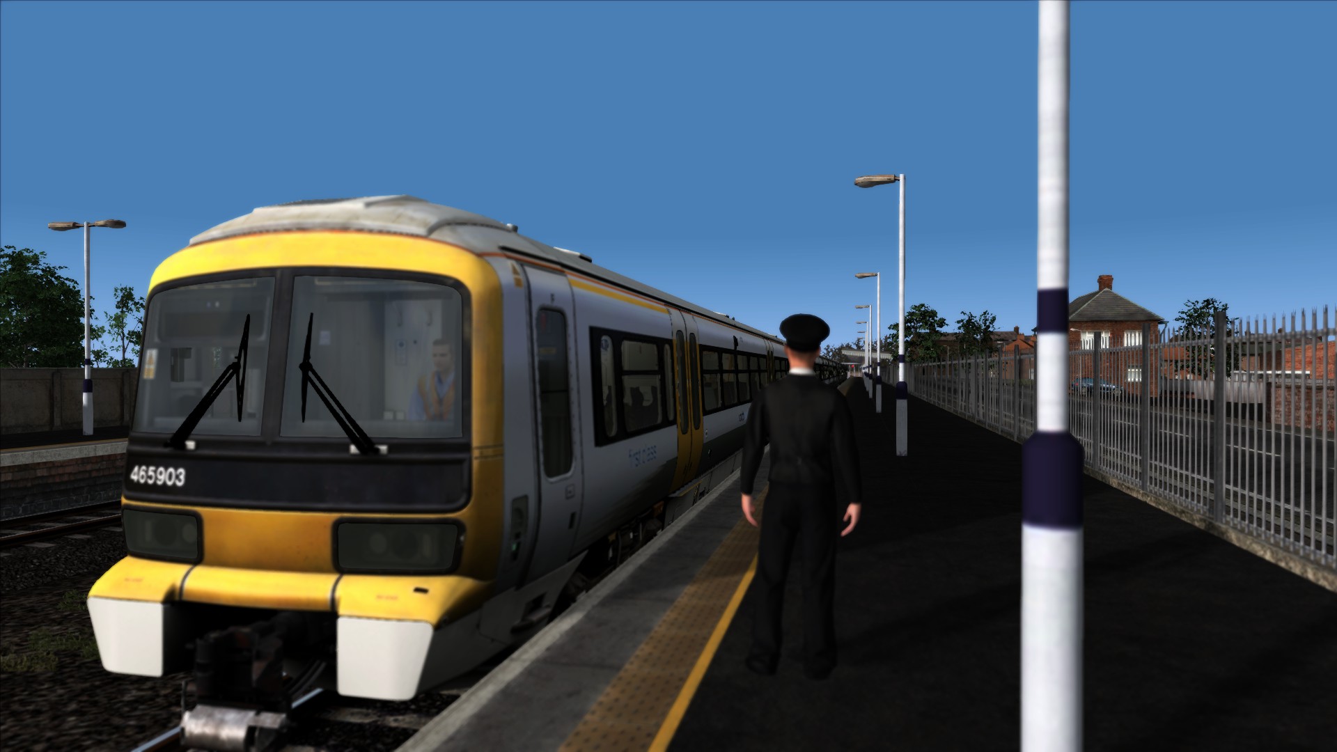 465903 ( Revised ) Networker-CML Passenger 8 Car Southeastern Blue Stripe 465/9 to Dover Priory all Stations service