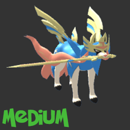 Pokemon Zacian Kids Statue Model Plush - MEDIUM