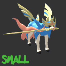 Pokemon Zacian Kids Statue Model Plush - SMALL