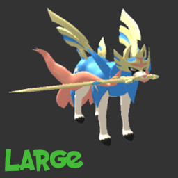 Pokemon Zacian Kids Statue Model Plush - LARGE