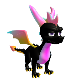 Spyro the Dragon Statue Model - Rainbow