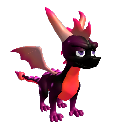 Spyro the Dragon Statue Model - Rage Flames